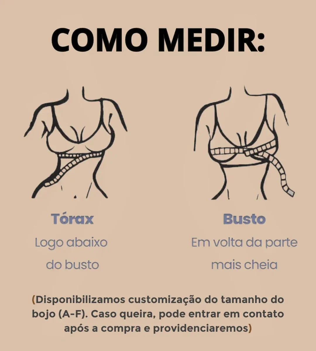 Sutiã com bojo sustentação reforçada alça ajustável