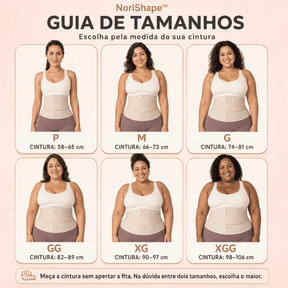 Cinta Modeladora NoriShape™ – Dupla Compressão para uma Cintura Mais Definida