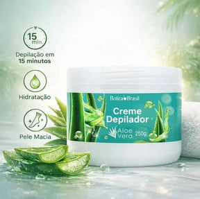 Creme Depilador Depimax™ Corpo & Rosto com Aloe Vera