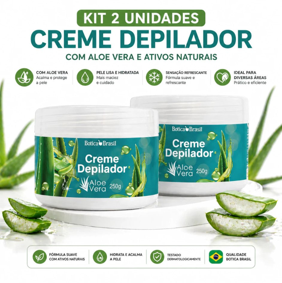 Tabela de Tamanhos Creme Depilador Depimax™ Corpo & Rosto com Aloe Vera