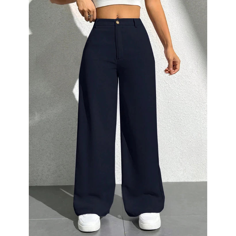 Calça Wide Leg Milano Alfaiataria Premium Feminina - imagem 6