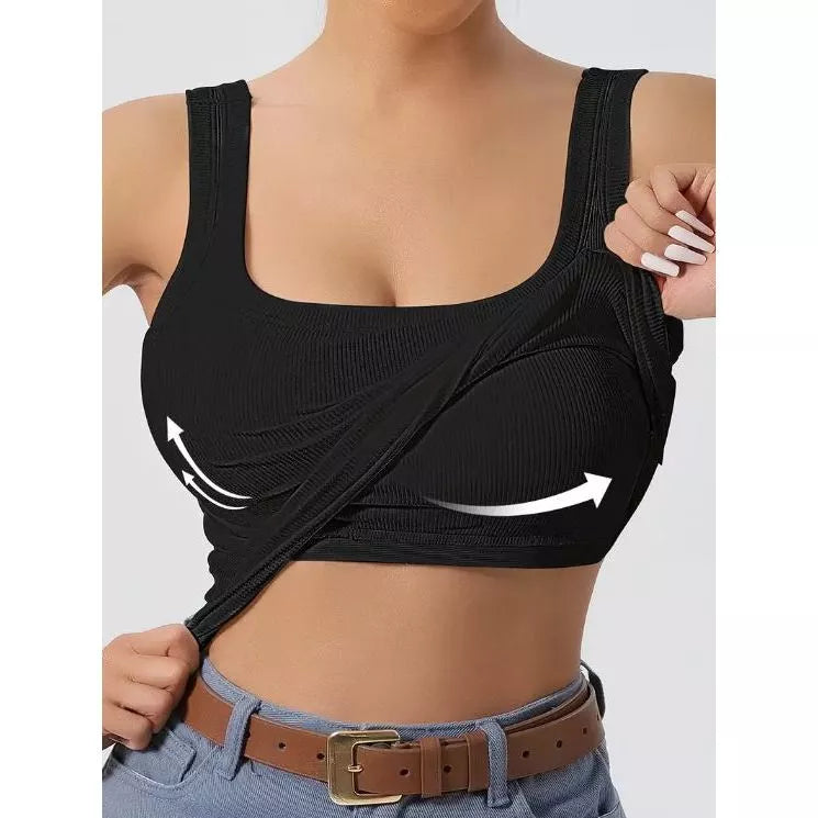 Tabela de Tamanhos Blusa Feminina com Bojo Embutido - Sem Sutiã