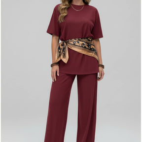 Conjunto Elegance™ Pantalona com Blusa Manga Curta - imagem 7