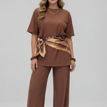 Conjunto Elegance™ Pantalona com Blusa Manga Curta - imagem 9