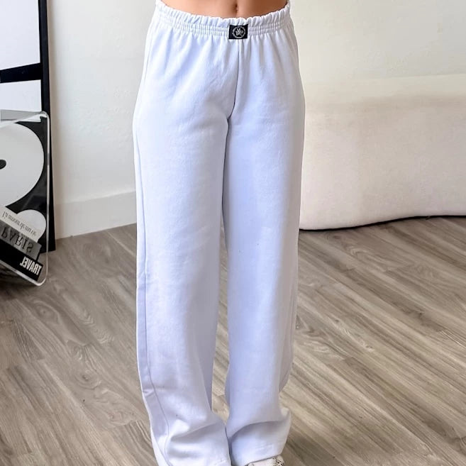 Tabela de Tamanhos Calça Wide Leg Moletom Cintura Alta Feminina