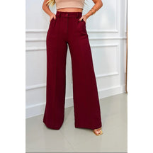 Calça Wide Leg Pantalona Duna Cintura Estruturada - imagem 25