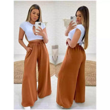 Calça Pantalona Lanzinha Cintura Alta Feminina - imagem 9
