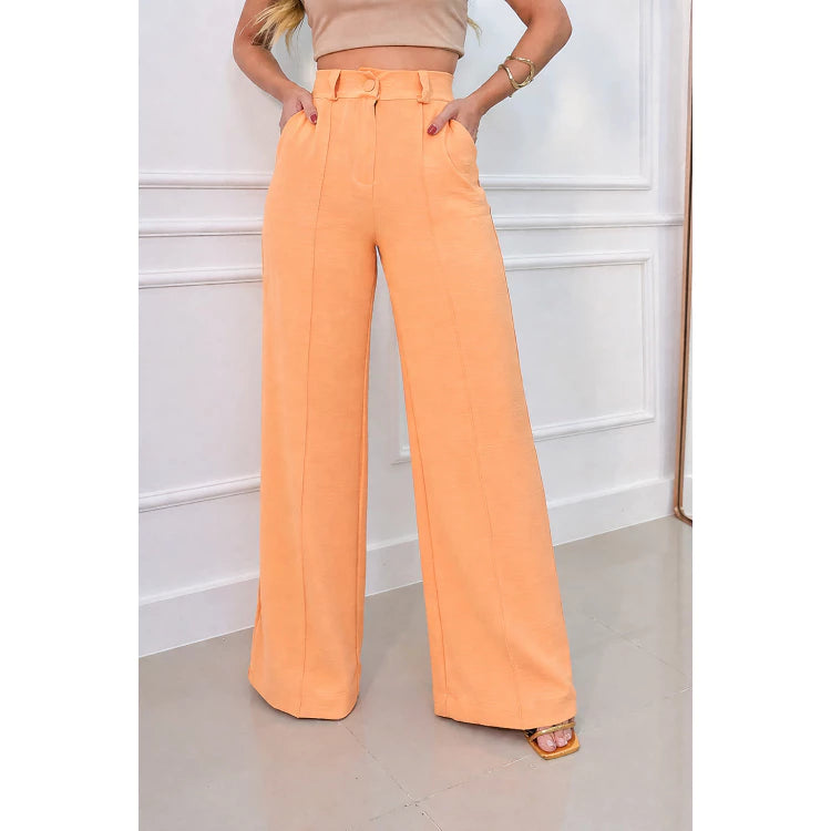Calça Wide Leg Pantalona Duna Cintura Estruturada - imagem 27