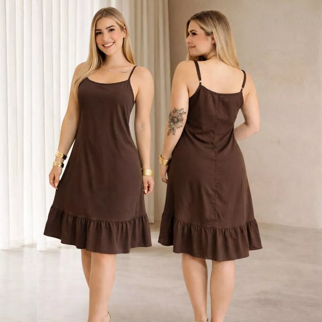 Vestido Feminino Soltinho com Alcinha Regulável | Use Lana - imagem 13
