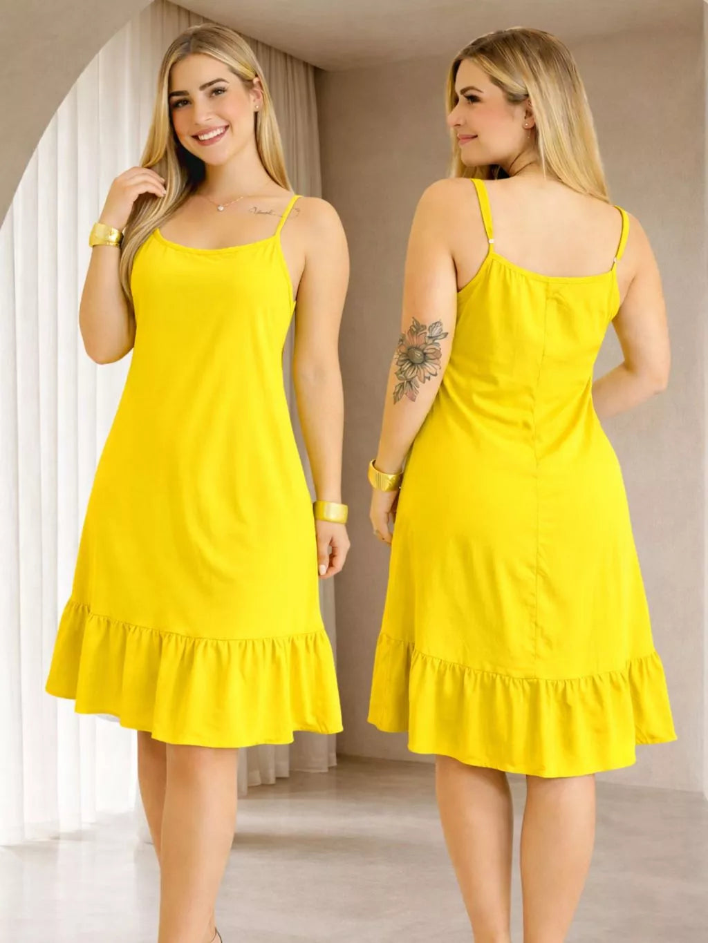 Vestido Feminino Soltinho com Alcinha Regulável | Use Lana - imagem 5