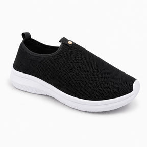Tênis Ortopédico Feminino ComfortShine calce fácil sem cadarço com strass